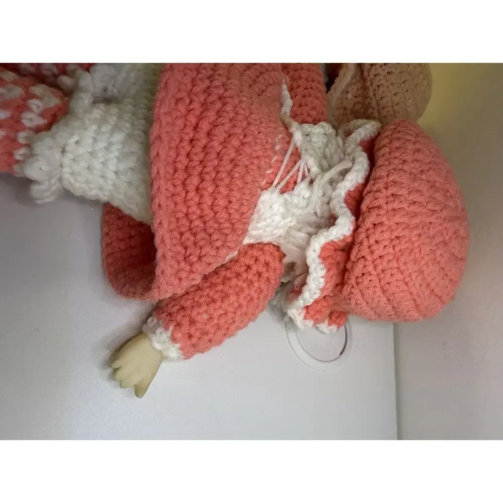 Lot Of 2 Vintage Crochet Dolls Strawberry Shortcake & Friend Apricot 12” EUC!!